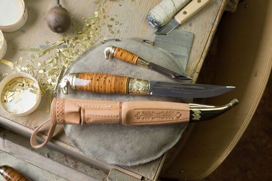 Kauhava Horse Head Double Knife